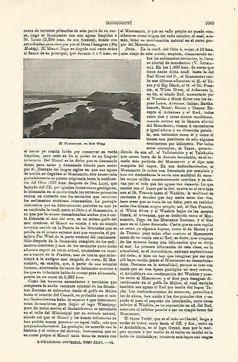LAMINA ESPASA 24129: El rio Mississipi en Red Wing