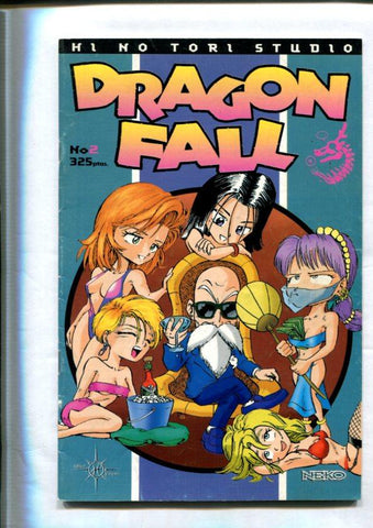 Dragon Fall numero 02 (firma y dibujo primera pagina de los autores)