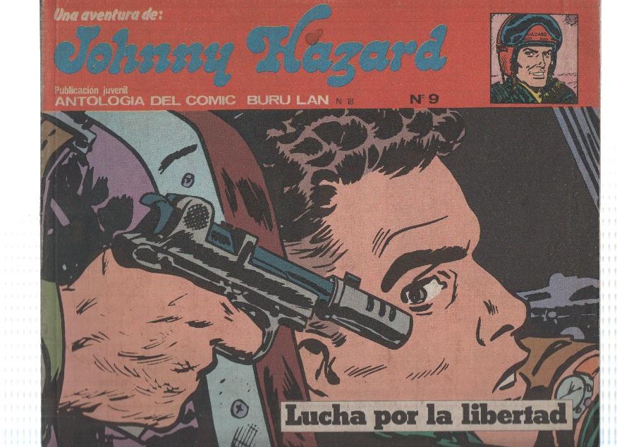 JOHNNY HAZARD, Numero 09: Lucha por la Libertad - Antologia del Comic (Buru Lan 1973)