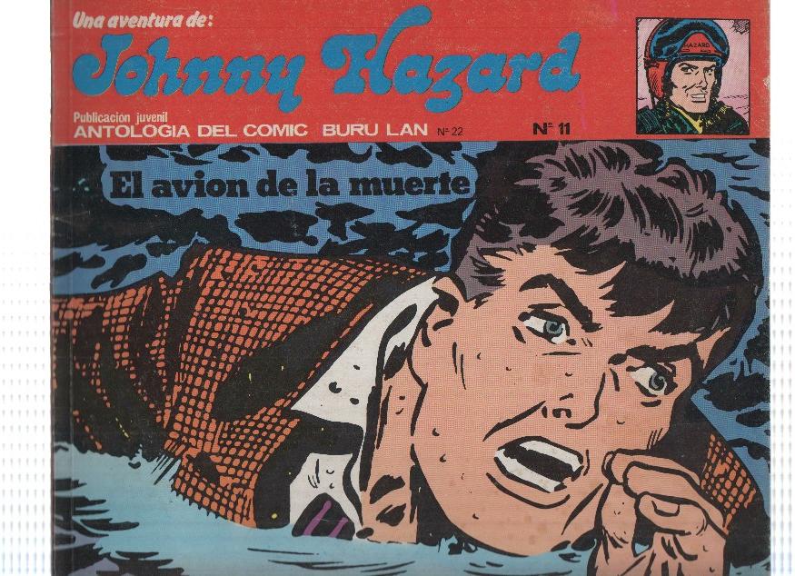 JOHNNY HAZARD, Numero 11: El Avion de la Muerte - Antologia del Comic (Buru Lan 1973)