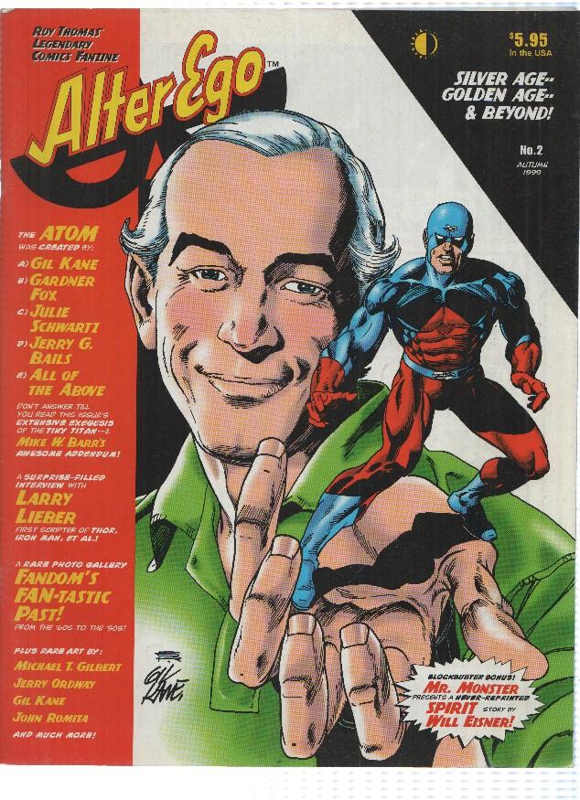 ALTER EGO, Numero 02: ATOM, Will Murray on the lost Origin of the Sky Wizard (Twomorrows 1999)