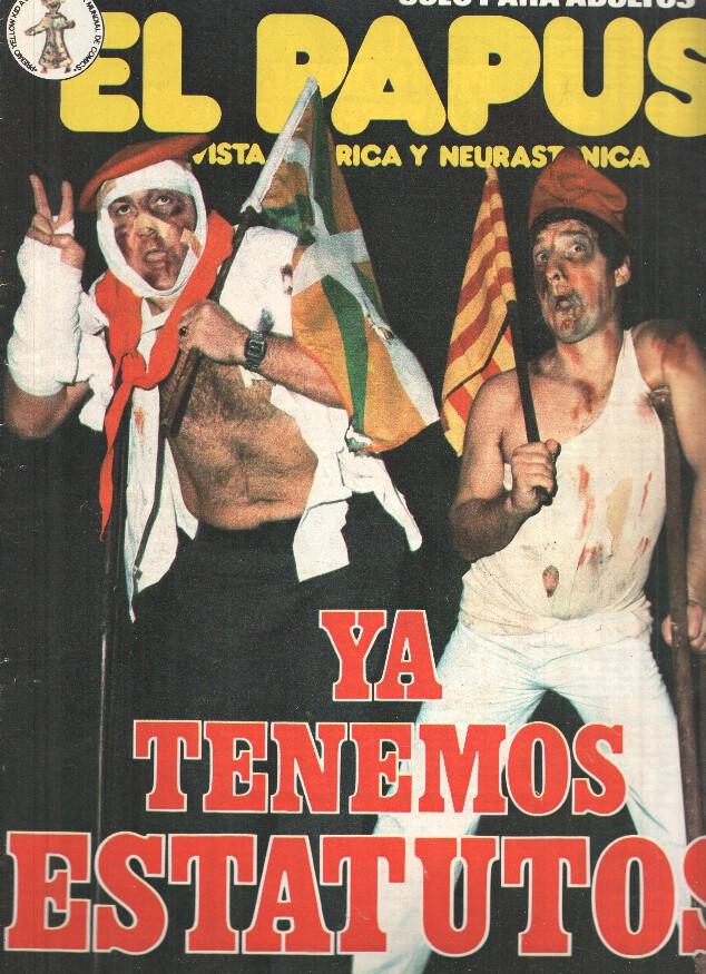 Revista: EL PAPUS, Año VII, Numero 284: YA TENENEMOS ESTATUTOS (27 Octubre 1979)