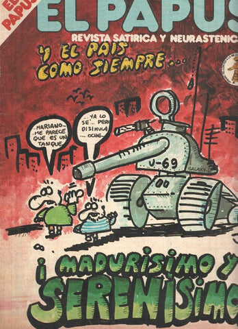 Revista: EL PAPUS, Año IX, Numero 356: Madurisimo y Serenisimo (14 Marzo 1981)