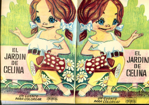 Cuentos para colorear Mi peqeño Caymi: El jardin de Celina