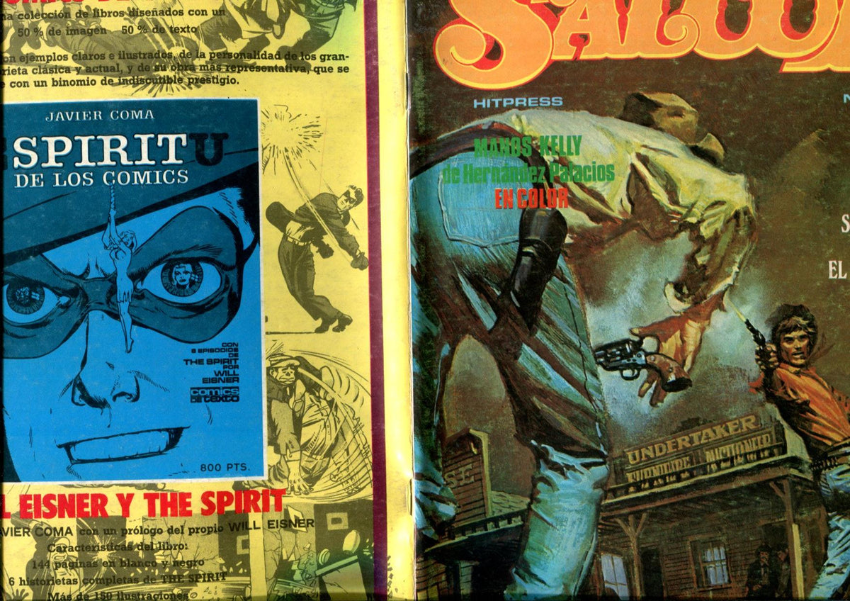 El comic del oeste Saloon numero 2 (numerado 2 en trasera)