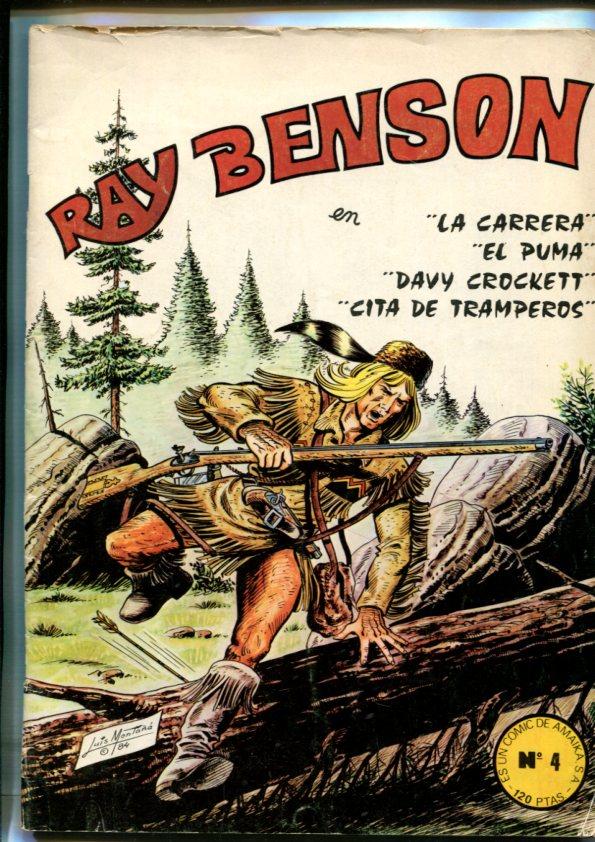 Ray benson numero 4: La carrera-El puma-Davy Crokett-Cita de tramperos