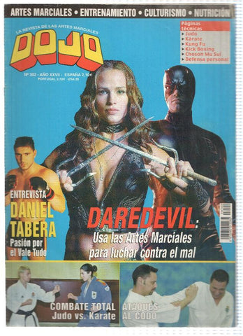 Revista Artes Marciales: DOJO, Numero 302: Daredevil usa las Artes Marciales (AM 2003)