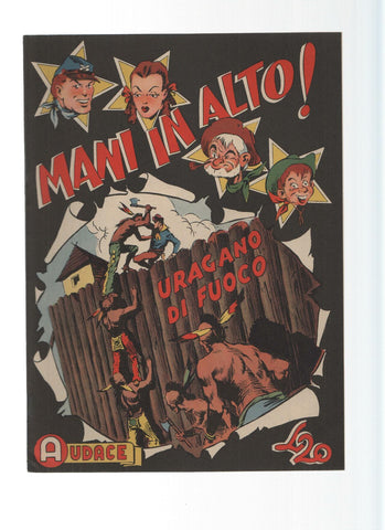 AUDACE, Serie MANI IN ALTO, Numero 09: Uragano di Fuoco (Audace 1975)