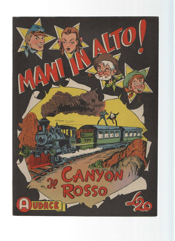 AUDACE, Serie MANI IN ALTO, Numero 14: Il Cayon Rosso (Audace 1975)