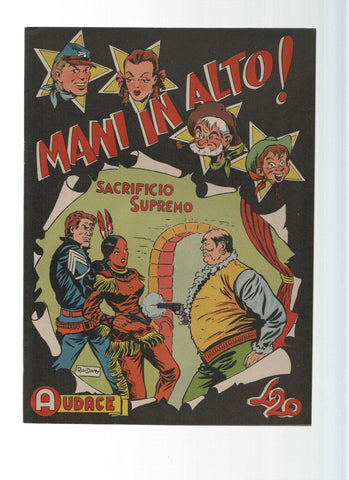 AUDACE, Serie MANI IN ALTO, Numero 17: Sacrificio Supremo (Audace 1975)