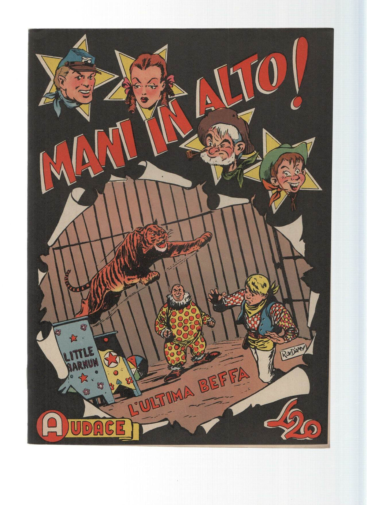 AUDACE, Serie MANI IN ALTO, Numero 19: L'Ultima Beffa (Audace 1975)