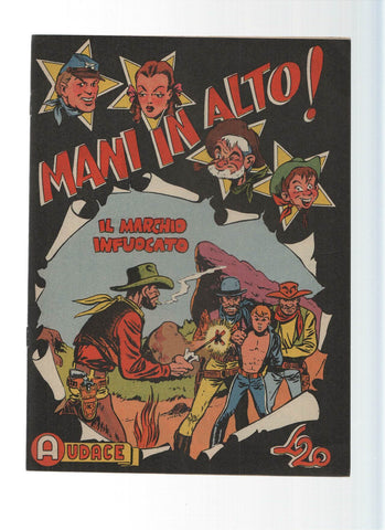 AUDACE, Serie MANI IN ALTO, Numero 40: Il marchio Infuocato (Audace 1975)