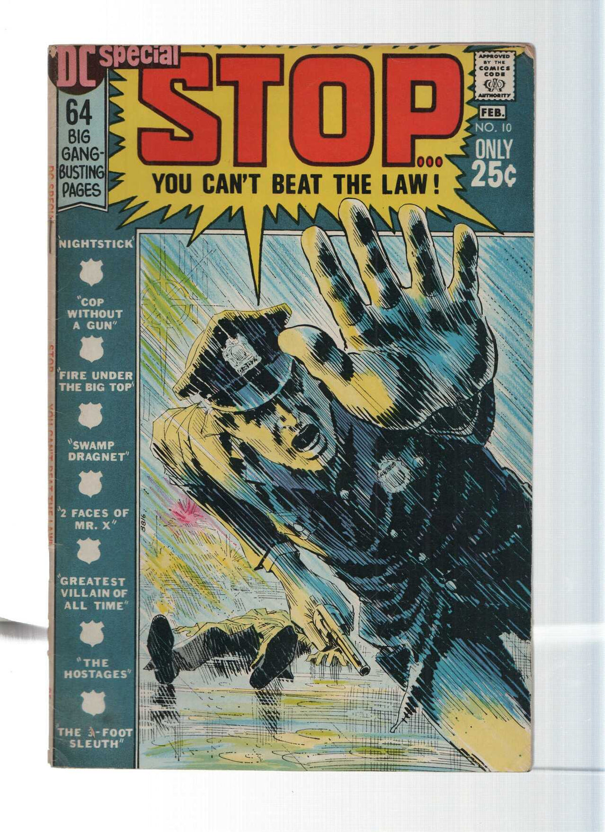 DC SPECIAL, Numero 10: STOP, You can't beat the Law! (DC 1971)