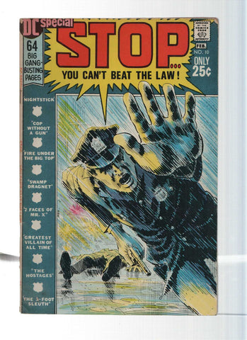 DC SPECIAL, Numero 10: STOP, You can't beat the Law! (DC 1971)