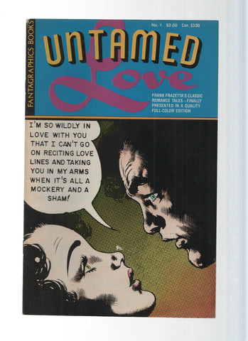 FRANK FRAZETTA'S UNTAMED LOVE, Volume 1, Numero 01: Too Late for Love (Fantagraphics Books 1987)