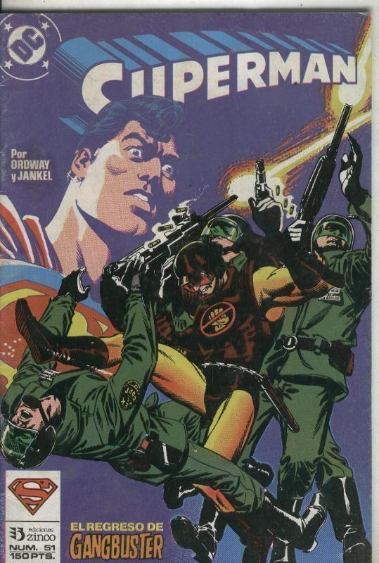 Superman volumen 2 numero 051 (cello cubierta lado derecho)