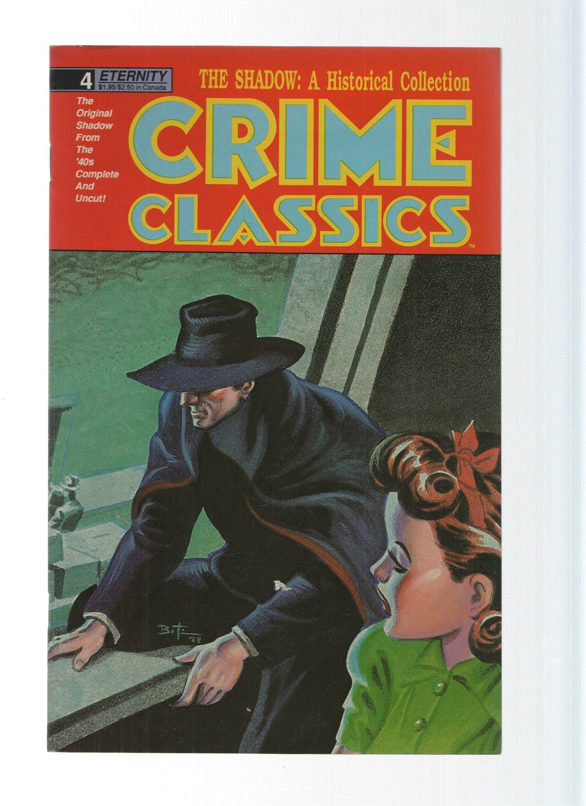 CRIME CLASSICS, Volume 1, Numero 04: The Shadow Vs. Hoang Hu 2 (Eternity 1988)