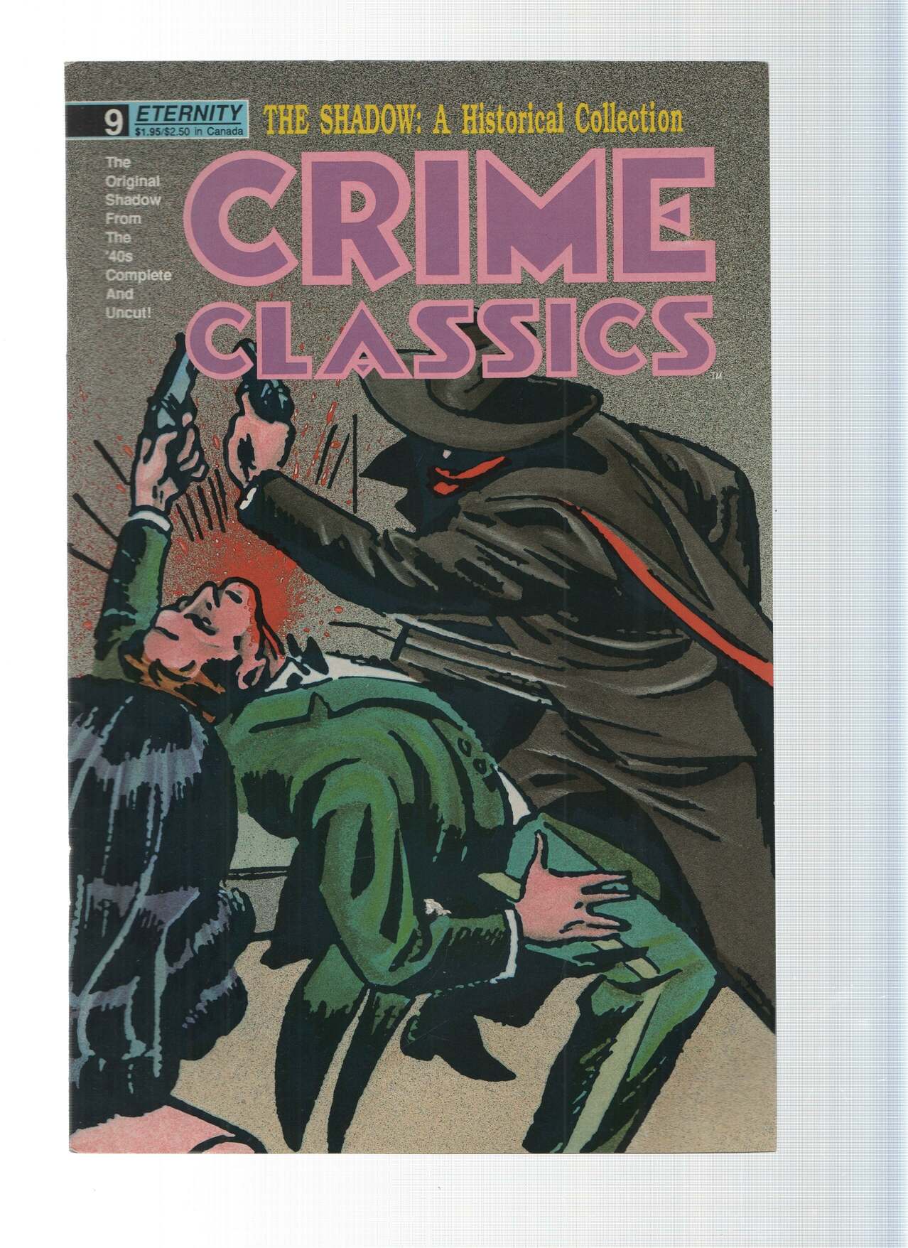 CRIME CLASSICS, Volume 1, Numero 09: The Shadow Vs. Shiwan Khan 2 (Eternity 1988)