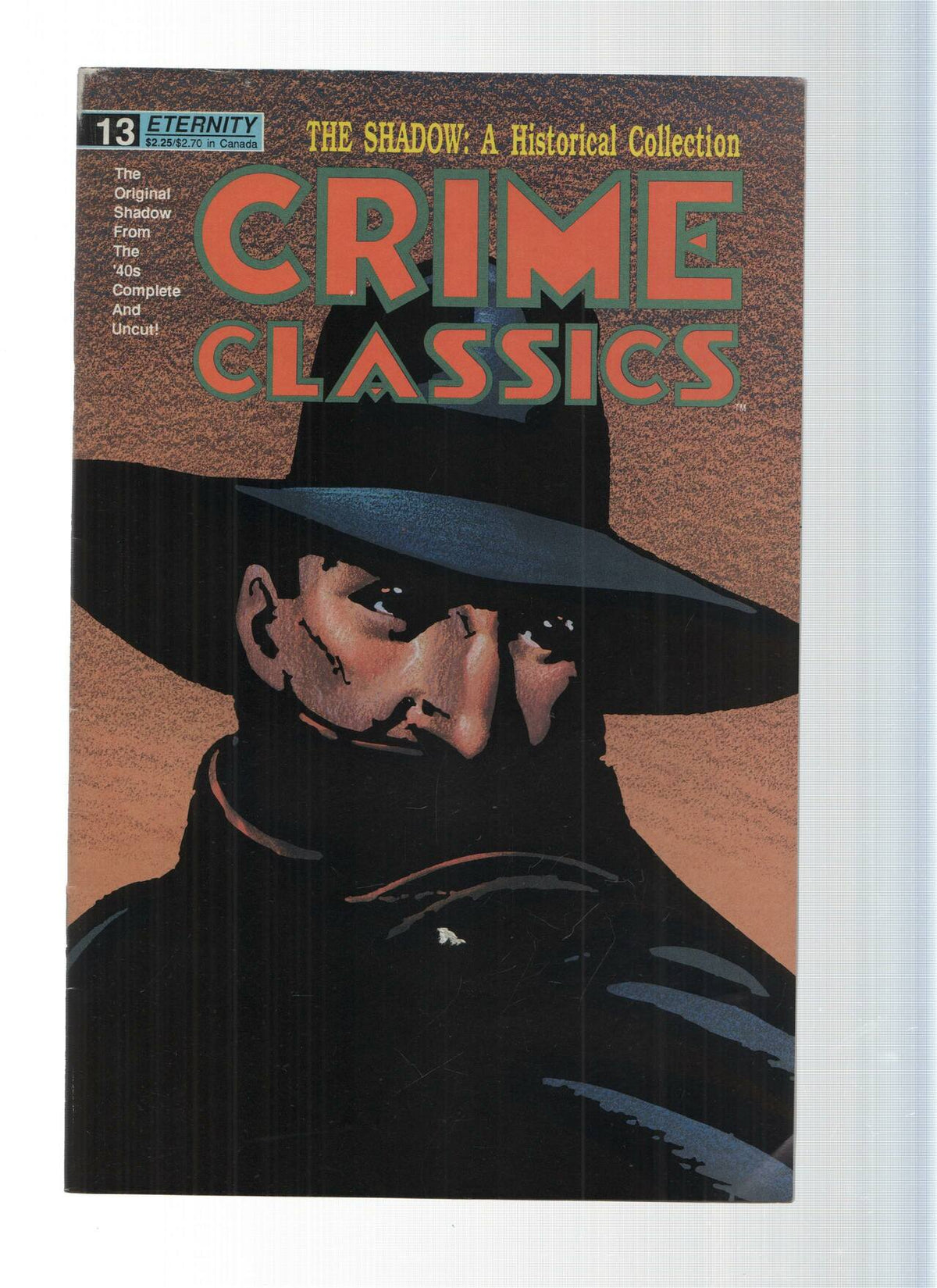 CRIME CLASSICS, Volume 1, Numero 13: The Shadow Vs. The Swindlers 4 (Eternity 1988)