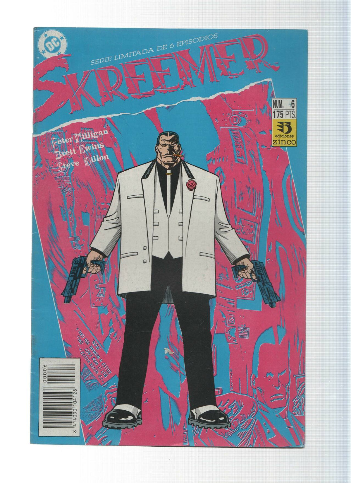 SKREEMER, Numero 06 de 06: El Velatorio de Finnegan - Peter Milligan (Zinco 1992)