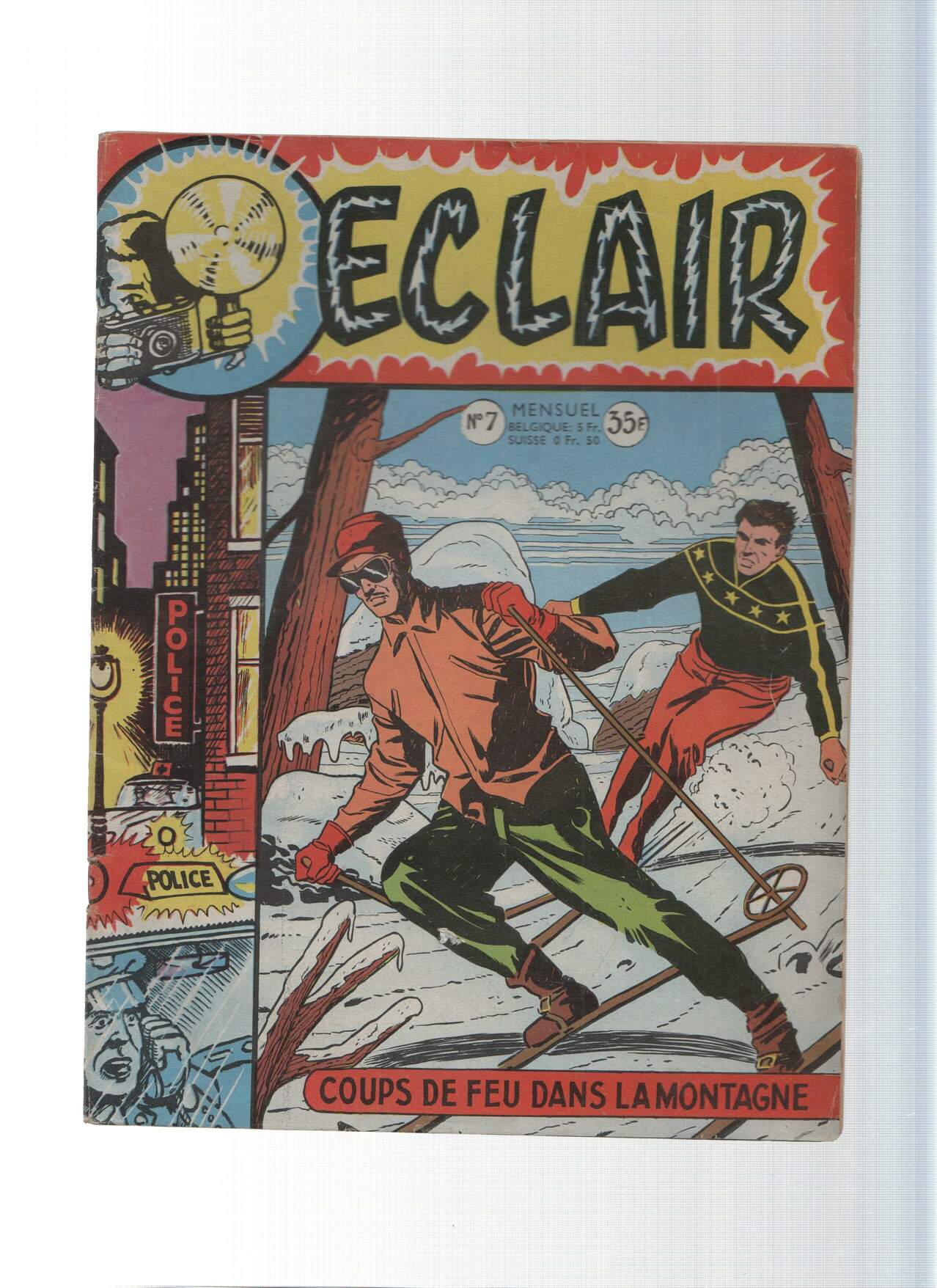 ECLAIR Mensuel, Numero 07: Coups de Feu Dans la Montagne (Artima 1957)