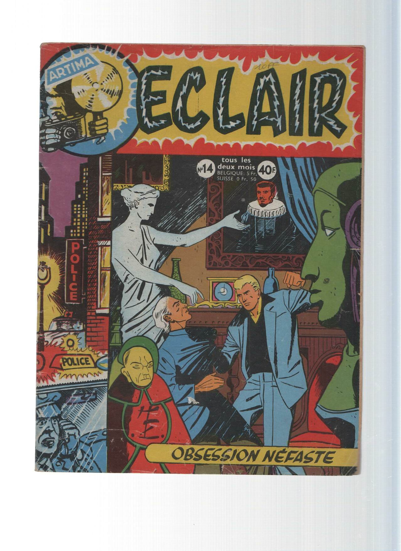 ECLAIR Mensuel, Numero 14: Obsession Nefaste (Artima 1957)