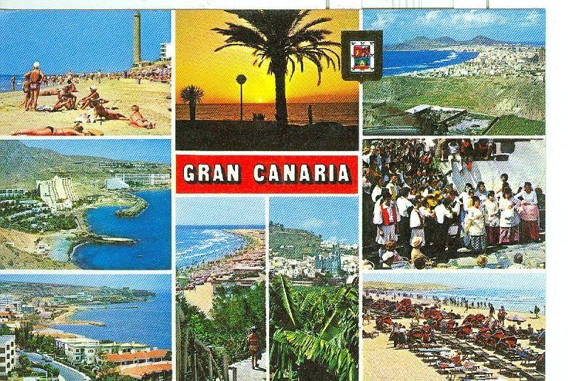Postal 6160 : Vistas varias de Gran Canaria