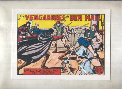 Facsimil: El Espadachin de Hierro numero 7: Los vengadores de Ben Mail