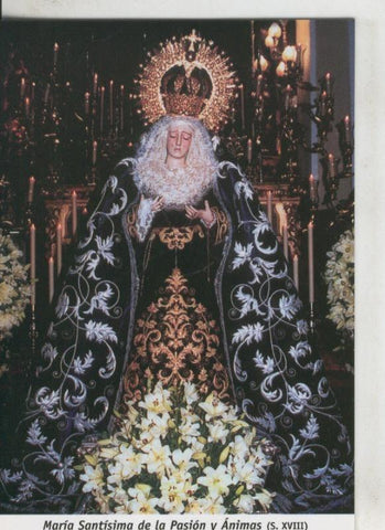 Postal 009760: Virgen Maria Stma de la pasion y animas, Lucena en Cordoba