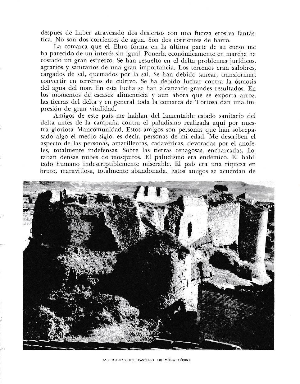 LAMINA 6559: Las ruinas del castillo de Mora d Ebre