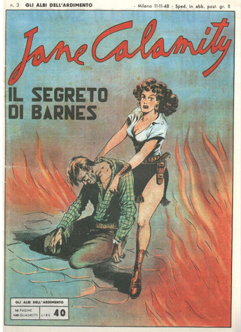 JANE CALAMITY, Numero 03: Il Segreto di Barnes (Subalpino 11-11-1948)