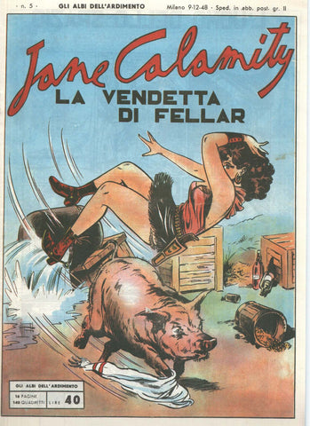 JANE CALAMITY, Numero 05: La Vendetta di Fellar (Subalpino 09-12-1948)