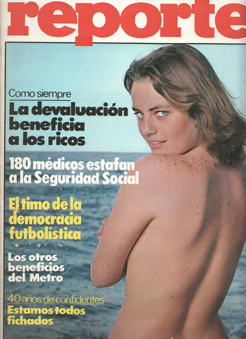 Revista: REPORTER, Numero 09: La Devaluacion beneficia a los ricos (Actuales 1977)