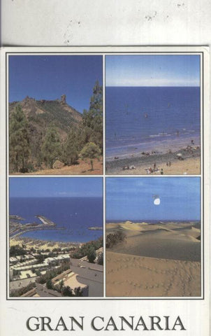 Postal 004695 : Roque Nublo-Playa Ingles, Puerto Rico y Maspalomas en Canaria