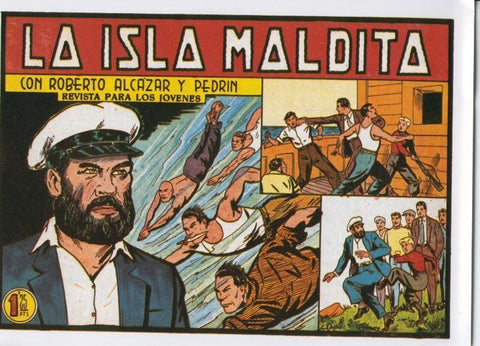 Roberto Alcazar y Pedrin facsimil numero 0336: la isla maldita