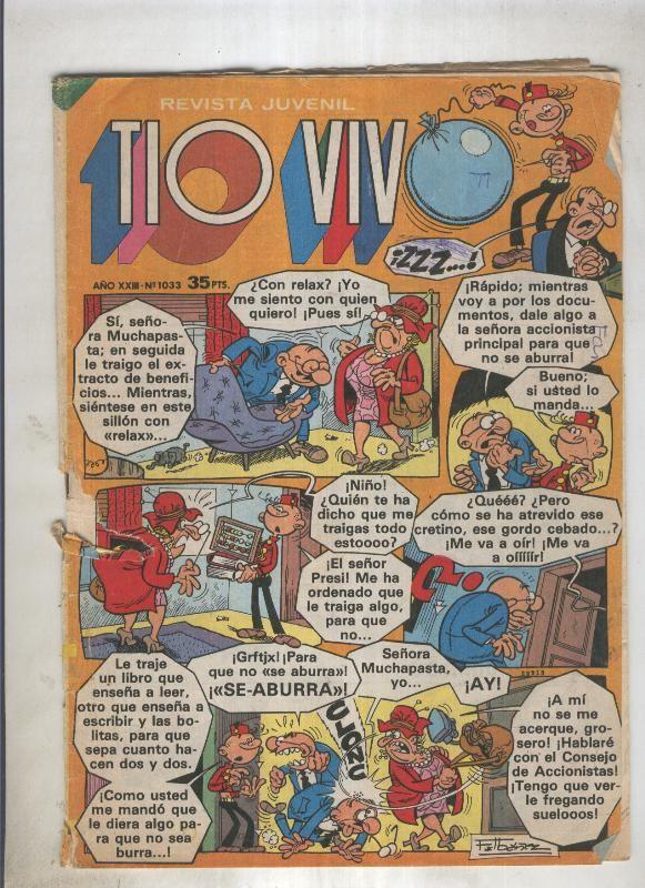 Tio Vivo segunda epoca numero 1033 (numerado 1 en trasera)