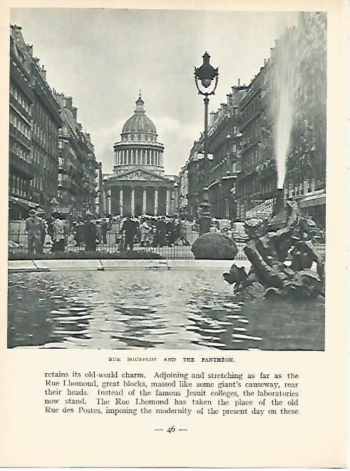 LAMINA 1738: PARIS: Rue Soufflot