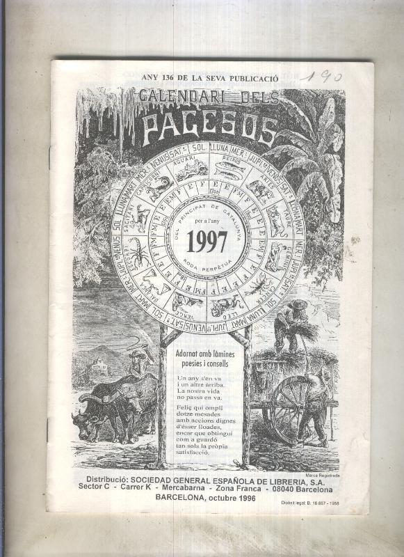 Calendari dels Pagesos año 1997