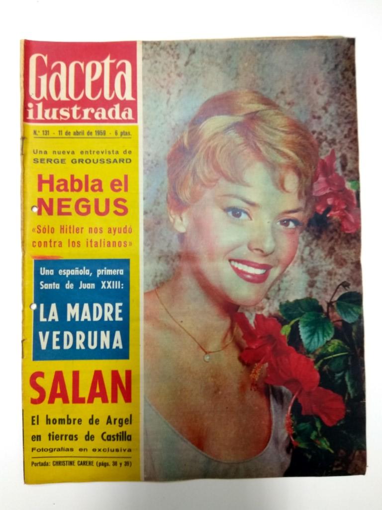 Revista: GACETA ILUSTRADA, Numero 131: Salan, el Hombre de Argel (1959)