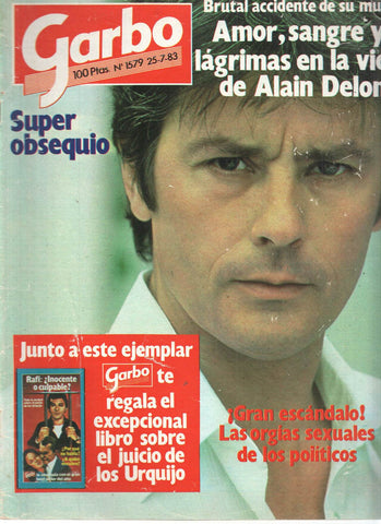 Revista: GARBO, Numero 1579: Isabel y Julio Iglesias unidos por el dolor (1983)