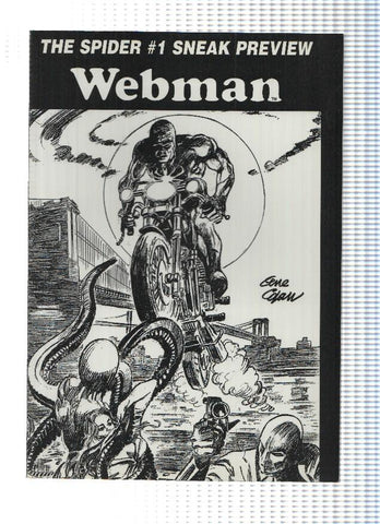 THE SPIDER, Numero 01: SNEAK PREVIEW WEBMAN - Gene Colan (TM 2001)