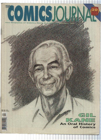 Magazine: THE COMICS JOURNAL, Volume 1, Numero 186: GIL KANE, an Oral History of Comics (Fantagraphic Books 1990)