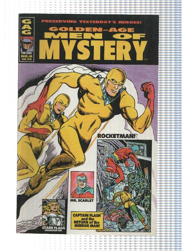 Golden-Age, MEN OF MYSTERY, Volume 1, Numero 08: Captain Flash - The Return of the Mirror Man (AC 1996)