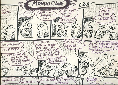 Dibujo original de: L,Avi: Mondo Carne, pagina 1