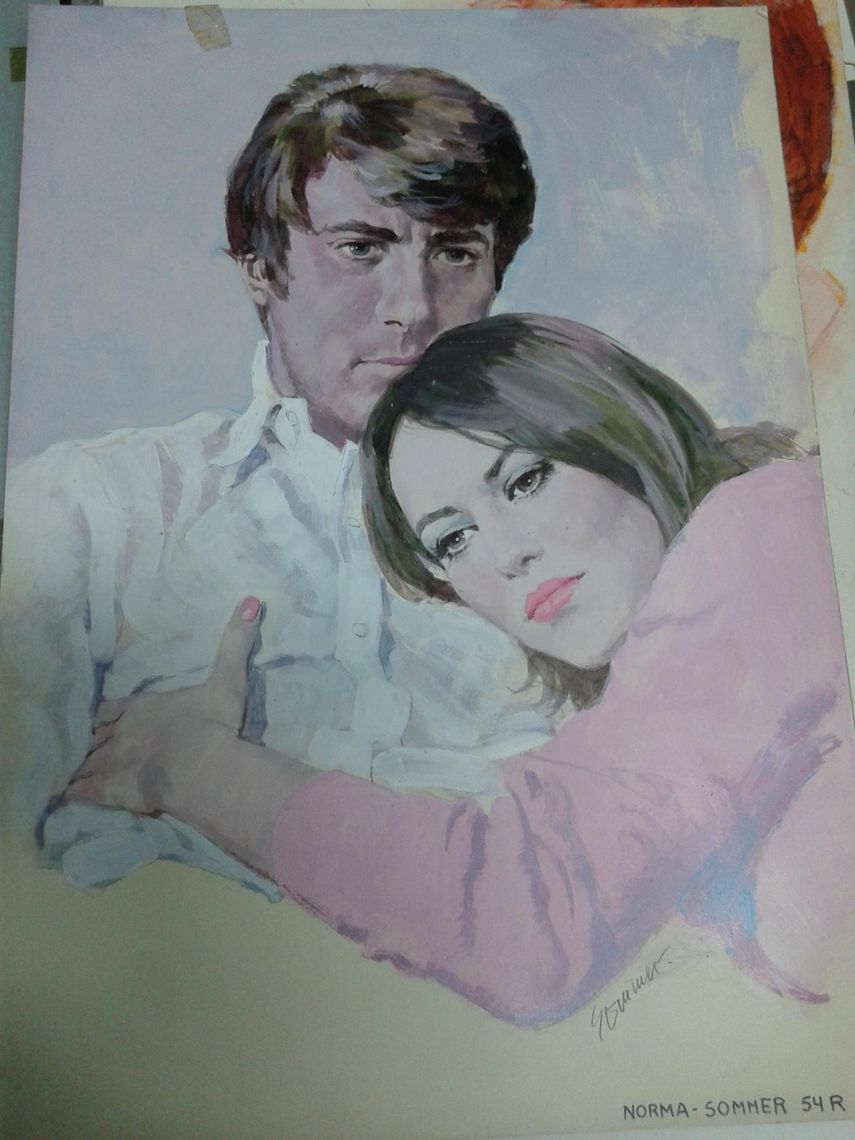 Original en color de Manfred Sommer (dibujante de Frank Cappa) modelo numerado 5