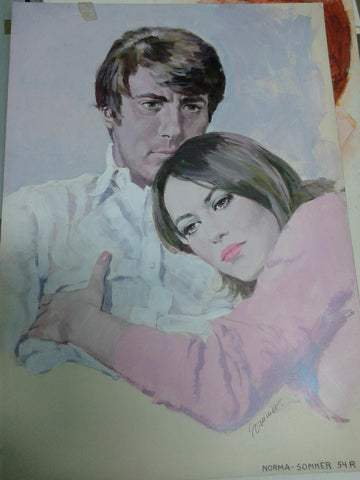 Original en color de Manfred Sommer (dibujante de Frank Cappa) modelo numerado 5