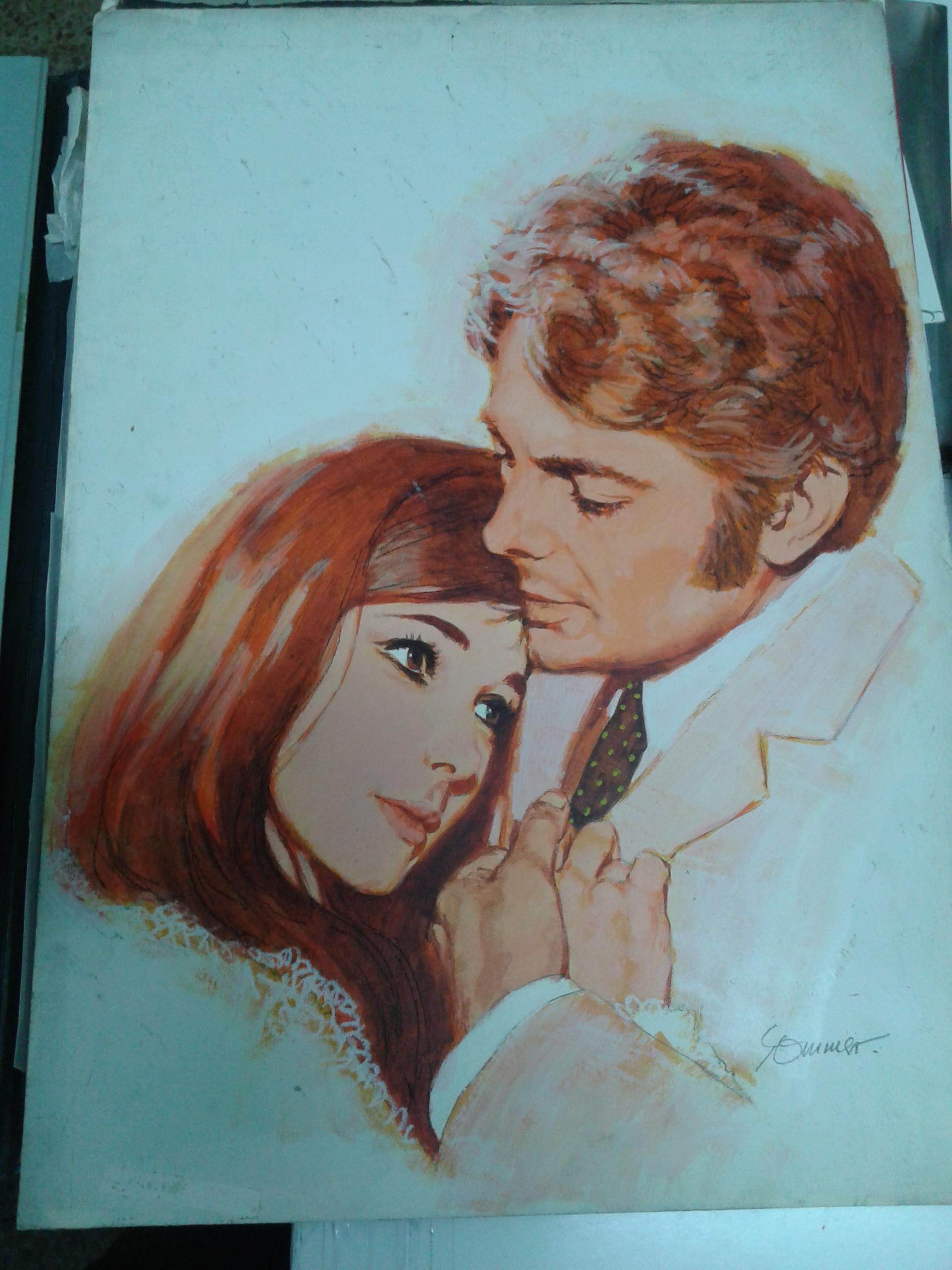 Original en color de Manfred Sommer (dibujante de Frank Cappa) modelo numerado 6