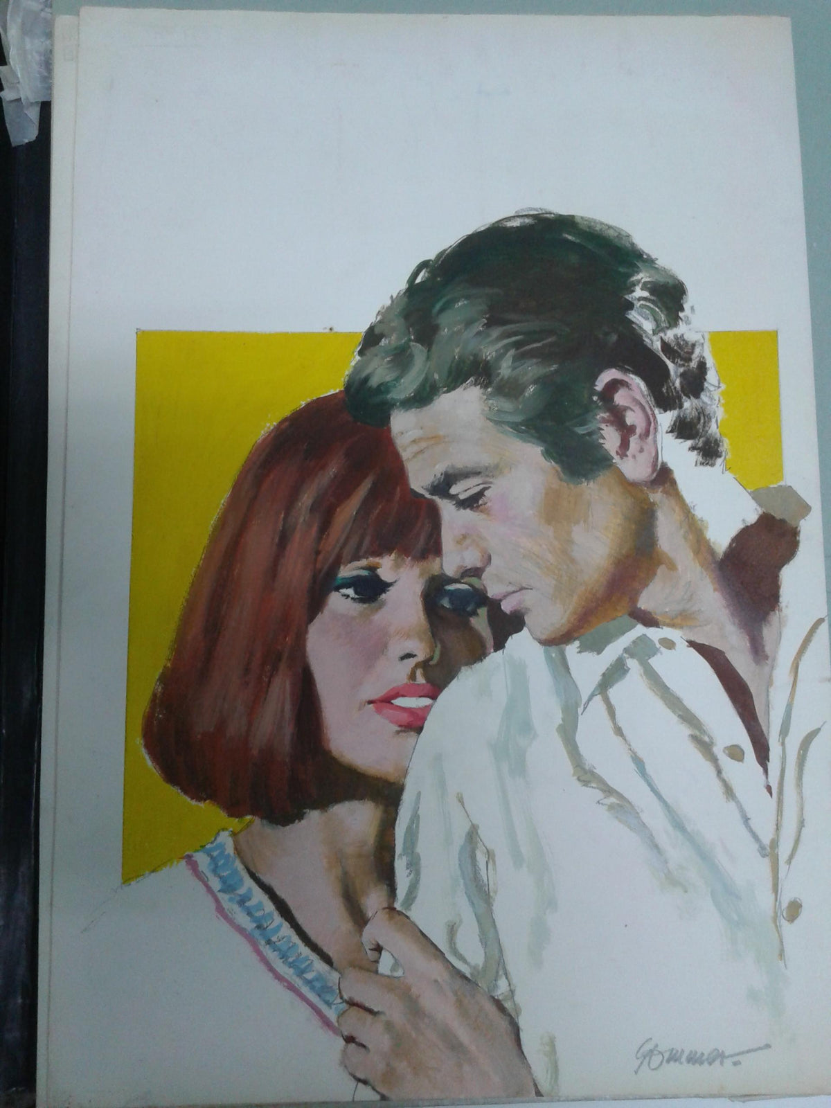 Original en color de Manfred Sommer (dibujante de Frank Cappa) modelo numerado 12