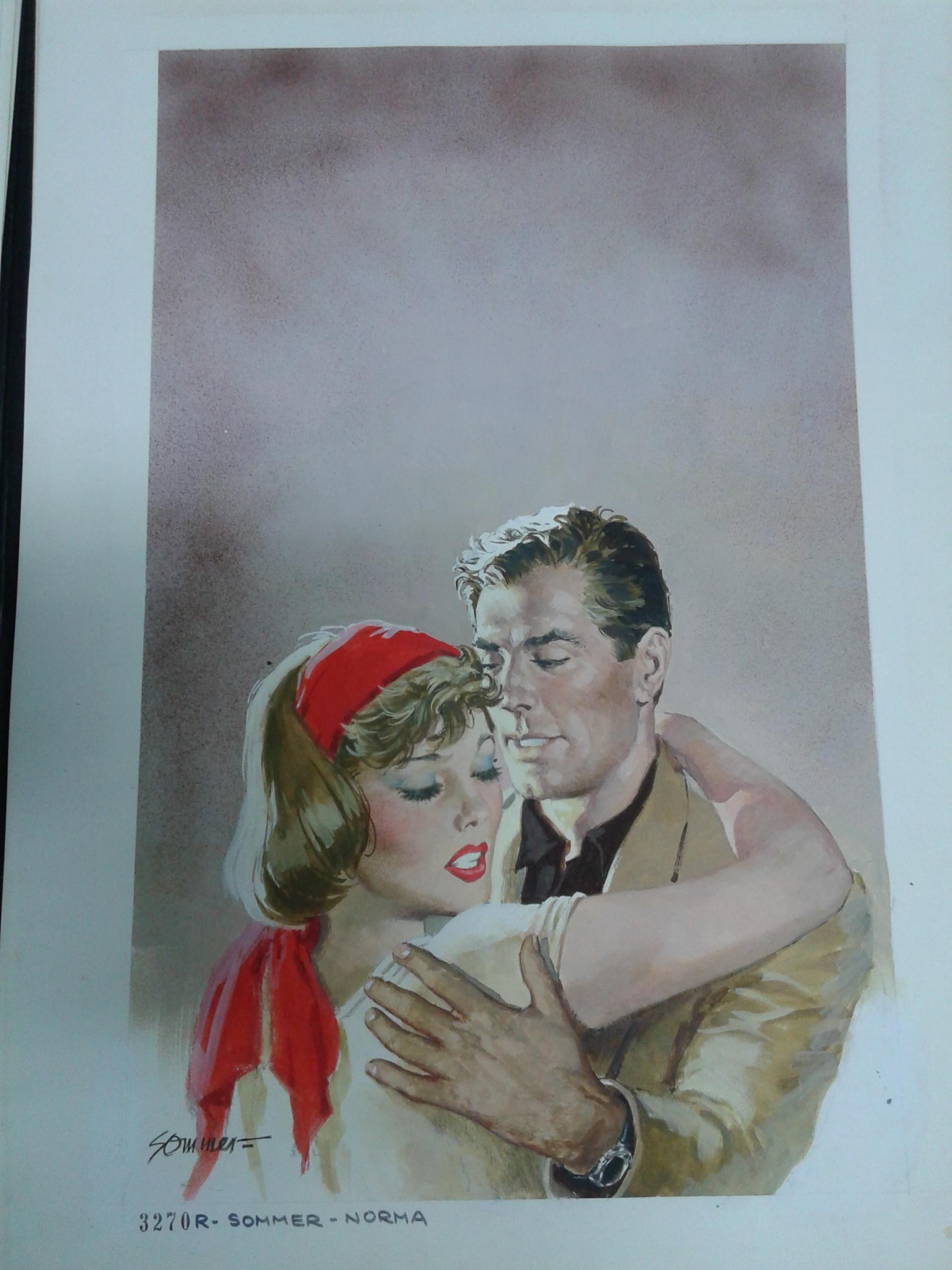 Original en color de Manfred Sommer (dibujante de Frank Cappa) modelo numerado 17