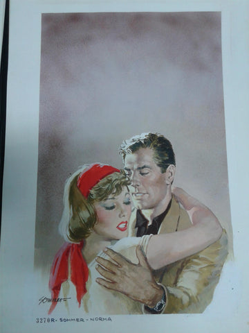 Original en color de Manfred Sommer (dibujante de Frank Cappa) modelo numerado 17
